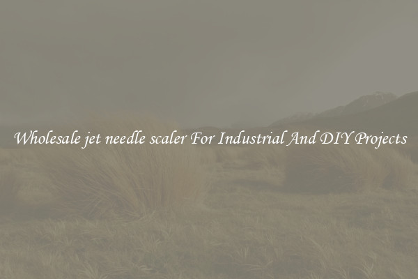 Wholesale jet needle scaler For Industrial And DIY Projects