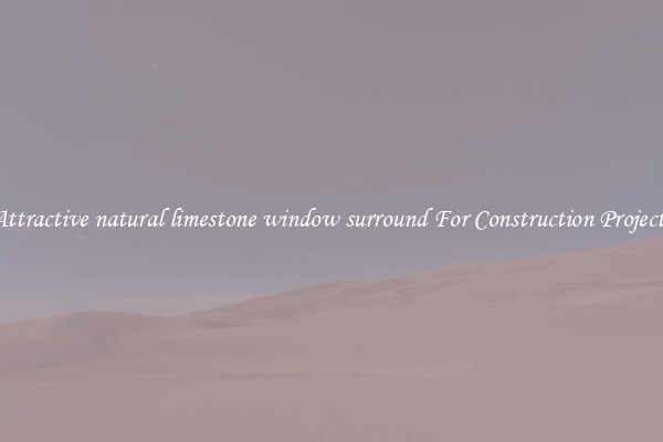 Attractive natural limestone window surround For Construction Projects