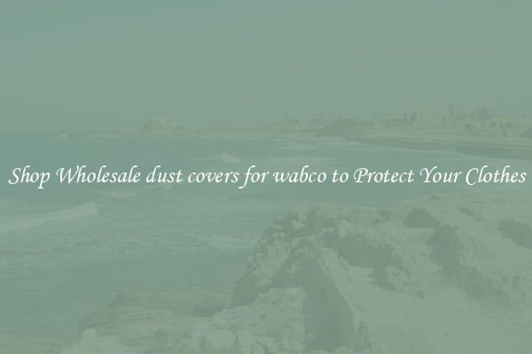Shop Wholesale dust covers for wabco to Protect Your Clothes