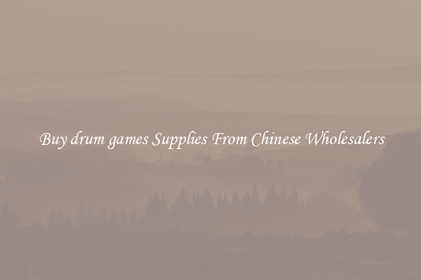 Buy drum games Supplies From Chinese Wholesalers