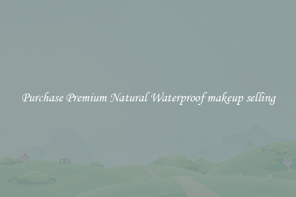Purchase Premium Natural Waterproof makeup selling