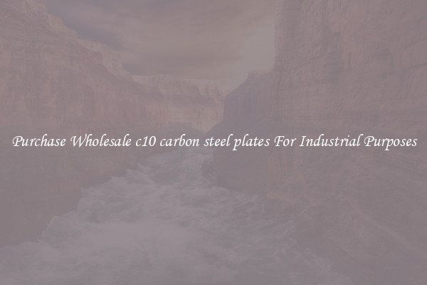 Purchase Wholesale c10 carbon steel plates For Industrial Purposes
