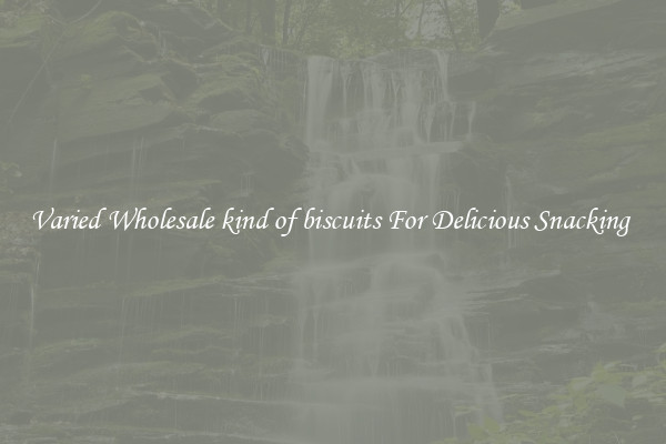 Varied Wholesale kind of biscuits For Delicious Snacking 