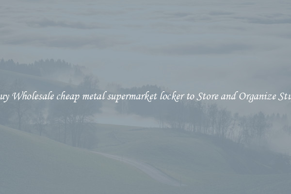 Buy Wholesale cheap metal supermarket locker to Store and Organize Stuff