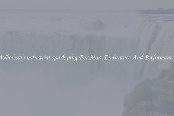 Wholesale industrial spark plug For More Endurance And Performance