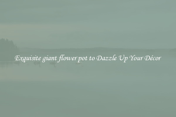 Exquisite giant flower pot to Dazzle Up Your Décor 