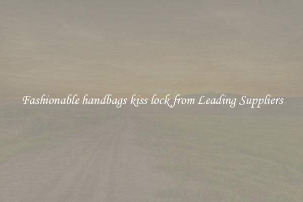 Fashionable handbags kiss lock from Leading Suppliers