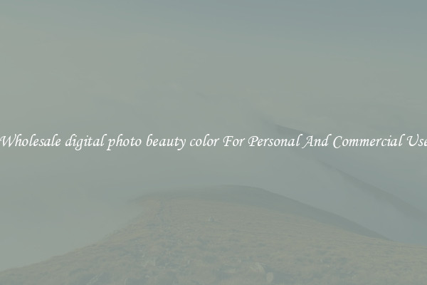 Wholesale digital photo beauty color For Personal And Commercial Use