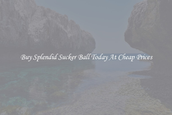 Buy Splendid Sucker Ball Today At Cheap Prices