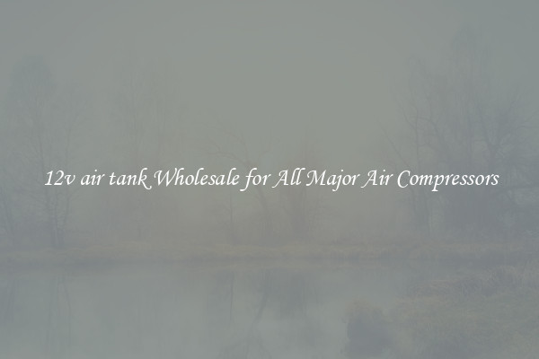 12v air tank Wholesale for All Major Air Compressors