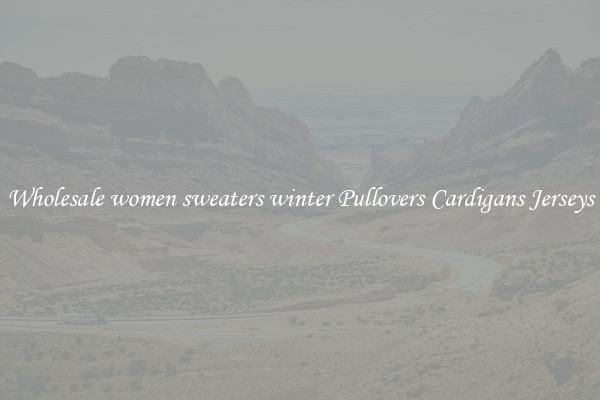 Wholesale women sweaters winter Pullovers Cardigans Jerseys